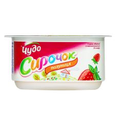 Сирок збитий ЧУДО полуниця 5%, 100г